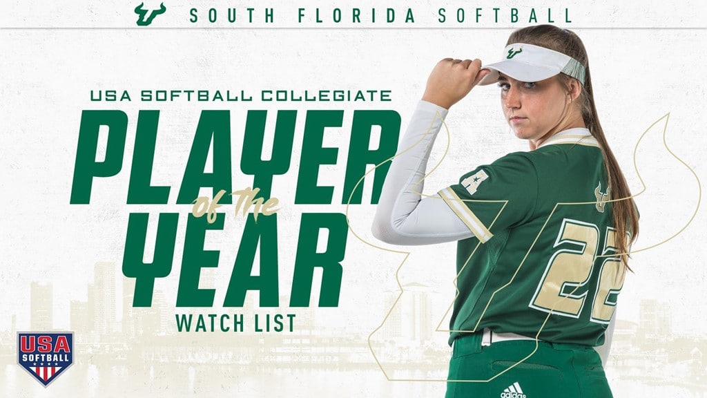 USF’S CORRICK NAMED TO USA SOFTBALL’S COLLEGIATE PLAYER OF THE YEAR WATCH LIST