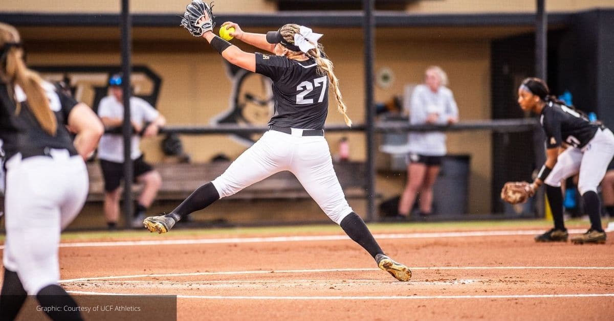 UCF Softball pitcher ALEA White Sets Record in 8-2 Win Over Aggies