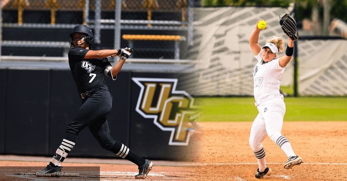 UCF Softball players Esparza, White Tabbed AAC Players of the Week