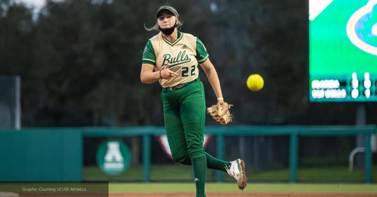 USF softball player CORRICK NAMED AAC PITCHER OF THE WEEK